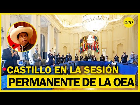 Presidente Pedro Castillo y la Sesión Permanente de la OEA