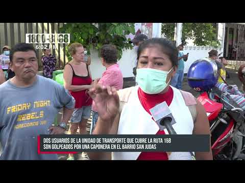 Accidente entre caponera y bus deja dos lesionados en San Judas - Nicaragua