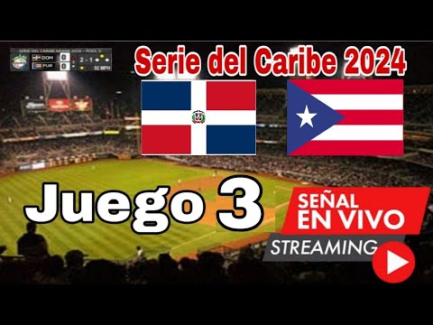 República Dominicana vs. Puerto Rico en vivo, juego 3 Serie del Caribe 2024