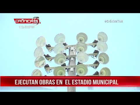 Tipitapa: Iluminación del estadio lleva avance del 70 por ciento - Nicaragua