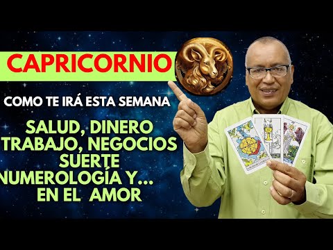 CAPRICORNIO...EL CIELO TE PREMIA con DINERO y SUERTE..EN EL AMOR PLENITUD del (07 AL 13 OCTUBE 2024)