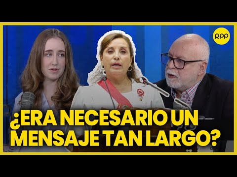 Daniela Ibáñez y Luis Nunes analizan Mensaje de Dina Boluarte