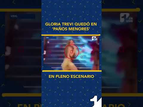 Gloria Trevi quedó en ‘paños menores’ en pleno escenario