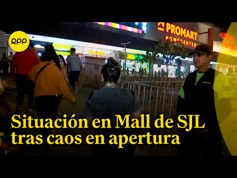 Mall San Juan de Lurigancho: ingreso de público se da de forma más ordenada