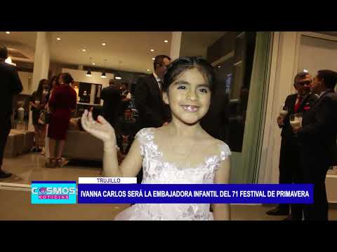 Trujillo: Ivanna Carlos será la embajadora infantil del 71 Festival Internacional de la Primavera