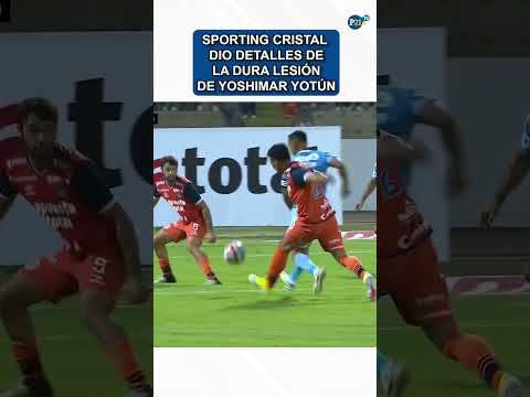 Sporting Cristal dio detalles de la dura lesión de Yoshimar Yotún #yotún #sportingcristal