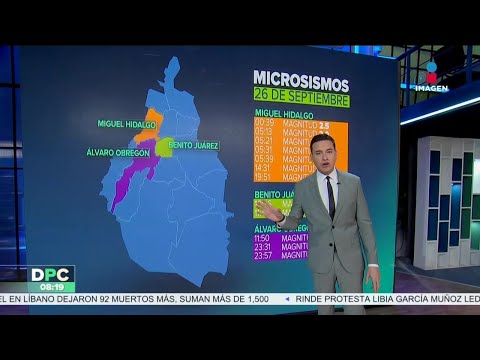 ¡No paran! Entre ayer y hoy se han registrado 14 microsismos en la CDMX