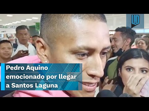 Pedro Aquino emocionado e ilusioado por llegar a Santos Laguna