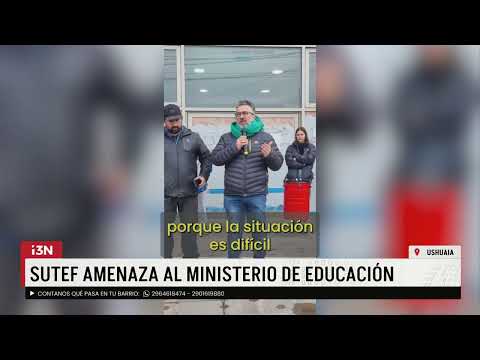 SUTEF AMENAZA AL MINISTERIO DE EDUCACIÓN
