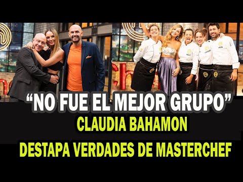 LUEGO DE LA FINAL de ‘MasterChef’, Claudia Bahamón lanzó FUERTES REVELACIONES sobre del reality