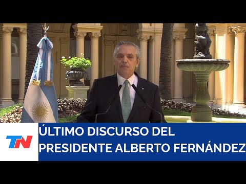 Alberto Fernández se despidió del gobierno con cuestionamientos al macrismo y autocrítica