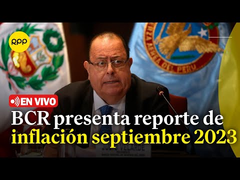 #EnVivo | BCR presenta reporte de inflación de septiembre 2023