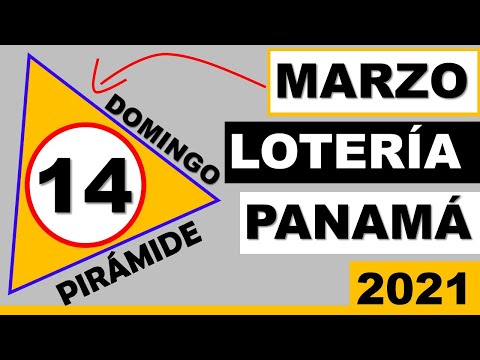 Piramide Suerte Decenas Para Domingo 14 de Marzo 2021 Loteria Nacional Panama Dominical Comprar