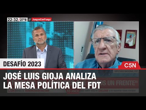 JOSÉ LUIS GIOJA en DESAFÍO 2023: CFK SIGUE SIENDO CENTRAL en el PJ