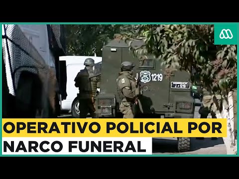 Operativo policial por narco funeral: Se suspenden clases colegios de Pedro Aguirre Cerda
