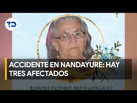 Adulta mayor muere atropellada en parada de bus en Nandayure