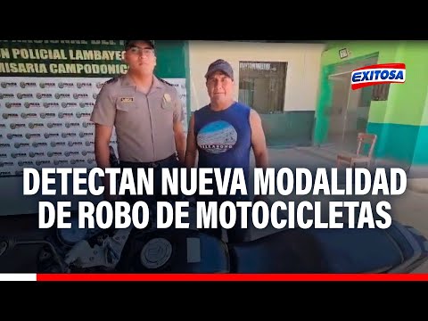 ¡Atención! Detectan nueva modalidad de robo de motocicletas en Chiclayo