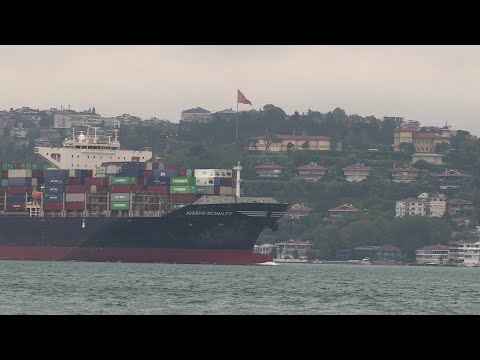 Le cargo au départ de l'Ukraine arrive à Istanbul malgré le blocus russe | AFP Images