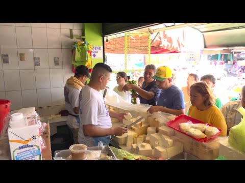 Baja el precio del queso seco y la cajilla de huevos en el mercado Iva?n Montenegro