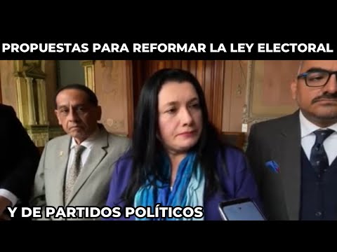 MENSAJE DE LA MAGISTRADA BLANCA ALFARO ANTE REFORMAS EN LA LEY ELECTORAL, GUATEMALA