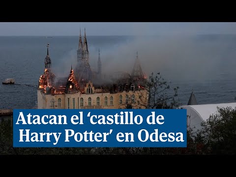 Atacan el 'castillo de Harry Potter' en Odesa con un misil ruso
