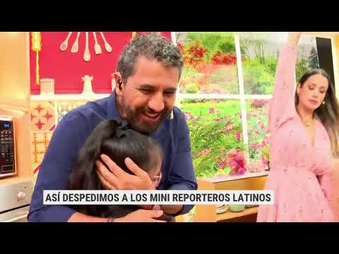 Así fue la despedida de los 'mini reporteros' en Latina Noticias