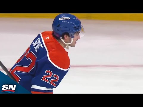 Oilers Matt Savoie Nets His First Career NHL Goal Vs. Rangers