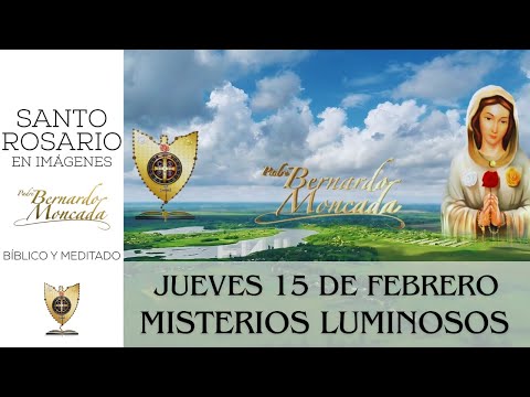 Jueves 15 de Febrero 2024 / Santo Rosario en Imágenes Bíblico y Meditado / Misterios luminosos.