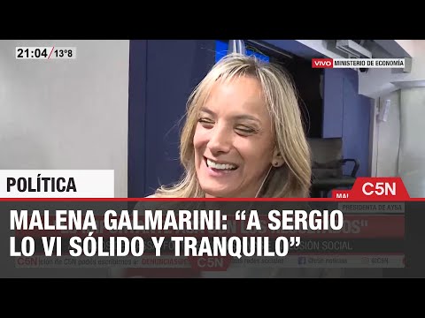 ENTREVISTA COMPLETA a MALENA GALMARINI luego del ANUNCIO de SERGIO MASSA