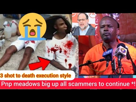 golding and his pnp friend Mr meadows make speech he say nothing is wrong with scammers*3 killed