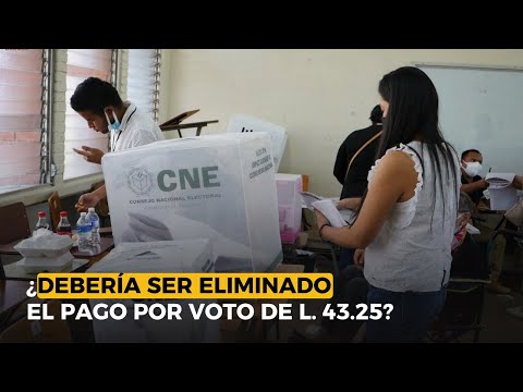 ¿Debería ser eliminado el pago por voto de L. 43.25?