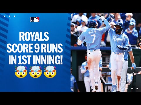 Bobby Witt Jr. caps off the Royals 9 RUN INNING with a two-run homer!