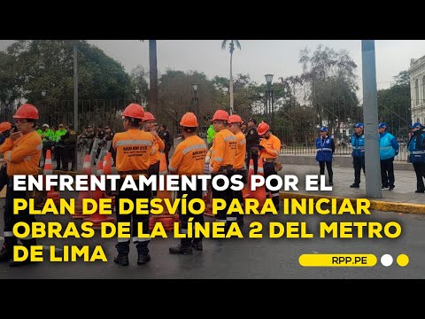 Plan de desvío por obras de la Línea 2: serenazgo y trabajadores de concesionaria se enfrentan