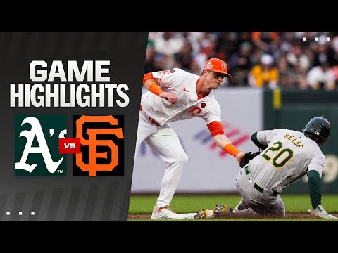 As vs. Giants Game Highlights (7/30/24) | MLB Highlights