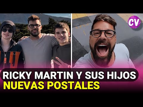 Ricky Martin y SUS HIJOS desde el IMPORTANTE Monte Fuji en Japón