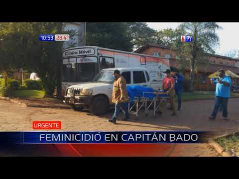 Presunto feminicidio en Capitán Bado
