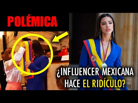 SE RÍEN de INFLUENCER MEXICANA por presumir PREMIO del gobierno de COLOMBIA FALSO!