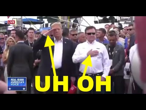 Why is Trump saluting to this song ? dumb or clueless u decide