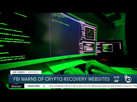 FBI issues warning on cryptocurrency recovery websites