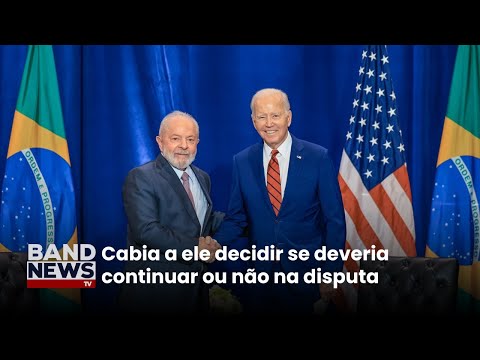 Lula comenta desistência de Biden e fala sobre torcida nas eleições americanas | BandNews TV