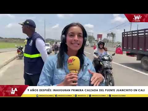 Inauguran primera calzada del puente de Juanchito luego de 9 años