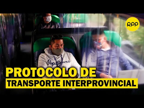 ¿Cuáles son los protocolos para viajar en bus al interior del Perú