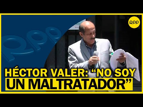 ¡EN VIVO! Premier Héctor Valer se pronuncia por denuncias en su contra