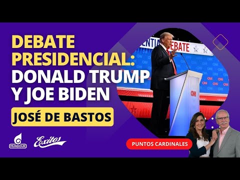 Debate presidencial entre Donald Trump y Joe Biden. Con José De Bastos, periodista y politólogo