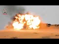 بثتها القوات المسلحة لاستهداف مدفعيةالمنطقةالعسكريةالثالثةتجمعات وثكنات ومرابض مدفعيةللمليشيا بـمأرب