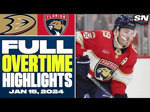 Anaheim Ducks at Florida Panthers | FULL Overtime Highlights