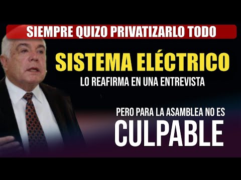 Santos siempre quizo privatizar las eléctricas del Ecuador, y la Asamblea dio su inocencia!
