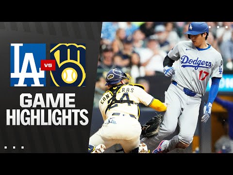 Dodgers vs. Brewers Game Highlights (7/8/25) | MLB Highlights