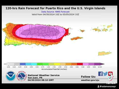 Pronóstico del Tiempo #puertorico #martes 30 de abril de 2024