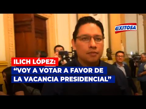 López: Voy a votar a favor de la vacancia presidencial porque no se han solucionado los problemas